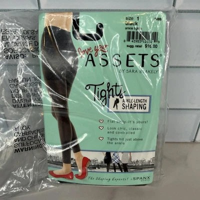 Leggings Love Your Assets Spanx para mujer talla 1 negros hasta el tobillo modelados Foto 1 de 4