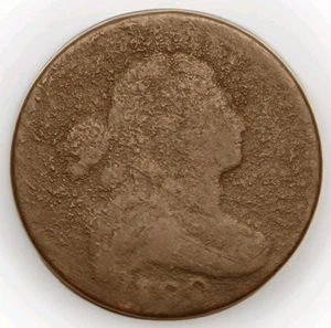 Busto drapeado de centavo grande 1800 S-203 R3 marcas de choque ¡Video corroído! - Imagen 1 de 5