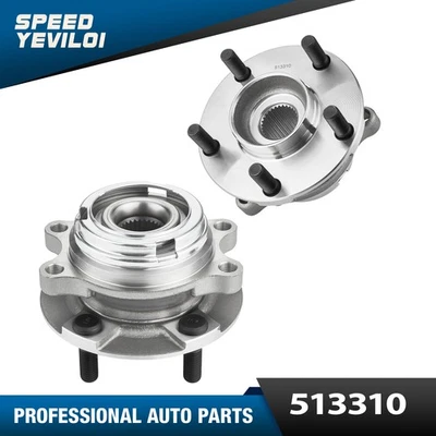 Conjunto de buje y cojinete de rueda delantera 513310 para Nissan Quest 2003-2009 3,5 L V6 Foto 1 de 4