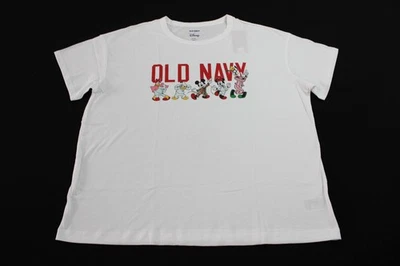 Old Navy X Disney Women's Tall PJ Shirt EJ3 Mickey & Minnie Holiday Size XL NWT - Image 1 of 4