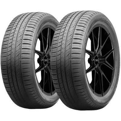 (QTY 2) 215/60R17 Milestar WeatherGuard AS710 Sport 100H XL Black Wall Tires - Image 1 of 4