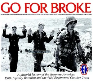 GO FOR BROKE Chester Tanaka Photo Book Japanese-American Nisei Soldiers in WW2 - Imagen 1 de 9