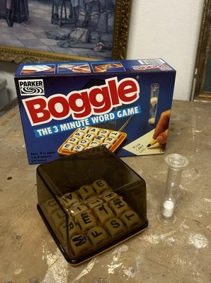Vintage 1985 Boggle Game by Parker Brothers – Complete – UK Edition – Rare - Image 1 of 4