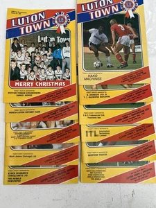 Luton Town Programme Bundle 1985-86 - Picture 1 of 5