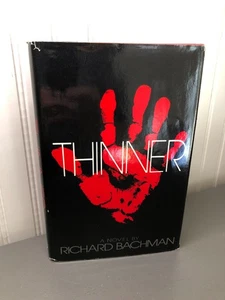 Stephen King Richard Bachman Thinner First Ed Third Print HCDJ 1984 Horror Novel - Bild 1 von 10