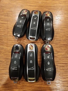 Lot of 6 PORSCHE Smart Fobs Remotes Keys OEM USED LOCKSMITH  - Picture 1 of 7