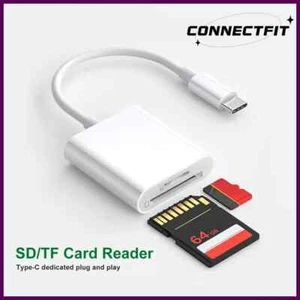 Adaptateur Lecteur Carte Mémoire USB Type C SD TF pour Samsung Huawei XiaoMi SD TF Card - Photo 1/26