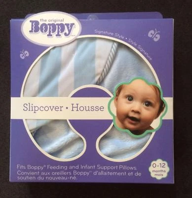 Funda Boppy Signature - Azul Equipo Rayas - NUEVA Foto 1 de 2