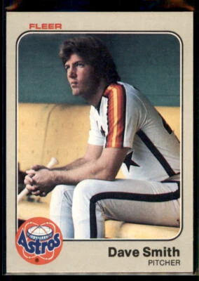 1983 Fleer Dave Smith #466 Houston Astros - Image 1 of 2