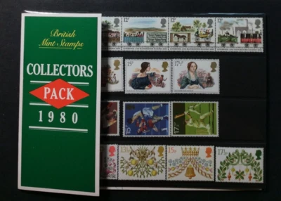 BroadviewStamps Great Britain 1980 year pack.  MNH VF  Includes protective cover - Image 1 of 4