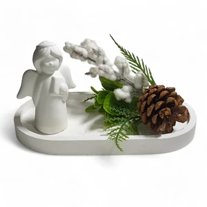 Molde de látex hágalo usted mismo para hormigón masas de fundición en relieve figura de ángel ángel ángel de la guarda ángel - Imagen 1 de 12