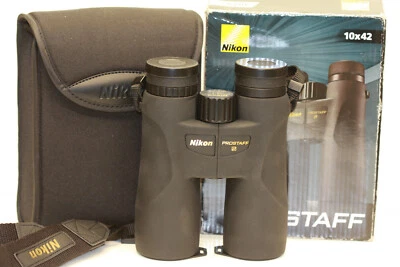 NIKON PROSTAFF 5....10 X 42 binoculars...multicoated glass...bright & clear - Image 1 of 4