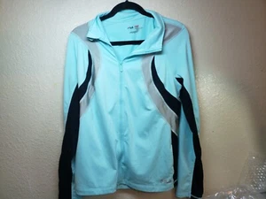 FILA Sport Women's XL Sweater Zip Up Running Jogging Lime, XL pre-owned, VGC - Picture 1 of 10