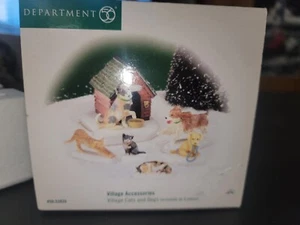 Dept 56 Accessori Villaggio di Natale Cani e Gatti - Foto 1 di 2