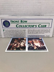 1992 Front Row ungeschnittene Promo-Karten - Billy Owens & Larry Johnson mit Broschüre - Bild 1 von 6