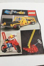 Lego System Technical 1978 Expert Builder Series 857/854 Manual