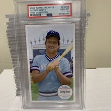 George Brett 2020 Topps Archives 1964 OVERSIZED #640GB 🔥 PSA 10 POP 1