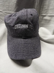 New Era, Chelsea Football Club - Soccer - Gray Herringbone - Strapback Cap - EUC - Picture 1 of 3