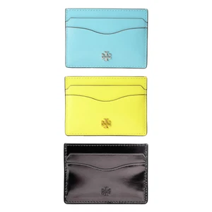 Estuche para tarjetas delgado de charol Emerson para mujer TORY BURCH - Imagen 1 de 13
