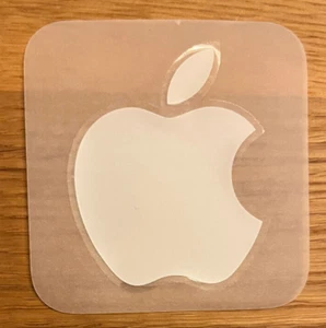 Apple Aufkleber Original weiß 5x5cm Sticker - Bild 1 von 1