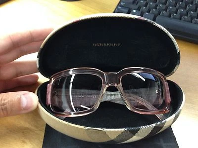 Auténticas gafas de sol Burberry 135 B 8488/S BXSUZ 57 18 marrón lente marco rosa Foto 1 de 4