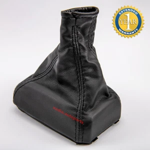 Cuffia del cambio per Opel Astra F Vectra A Calibra Kadett E Corsa B Nero Pelle - Imagen 1 de 2