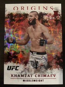 💎2021 Panini Chronicles UFC ORIGINS ASIA RED SCOPE PRIZM RC KHAMZAT CHIMAEV /88