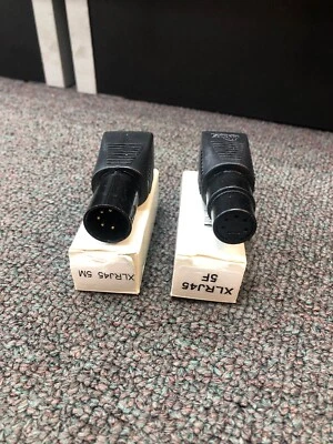 Cpoint Rj45 to 5 Pin XLR XLRJ45  Female and Male Adapter Set Free Shipping - Image 1 of 4