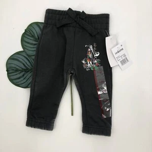 Disney Nightmare Before Christmas Dark Gray Jack Pull On Jogger Sweatpants Pants - Picture 1 of 9