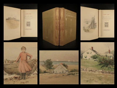 1896 Cape Cod by Henry David Thoreau Philosophy Transcendentalism Shipwrecks 2v - Image 1 of 4