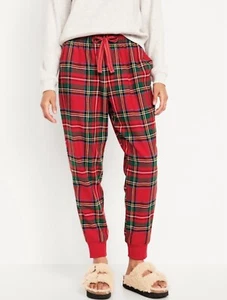 Old Navy Damengröße 3X ~ rot kariert Schottenkaro Flanell Jogginghose Pyjamahose neu mit Etikett - Bild 1 von 6