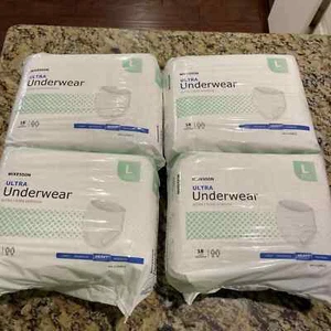 Pañales desechables para ropa interior McKesson para adultos L absorción pesada 18CT 4PK - Imagen 1 de 4