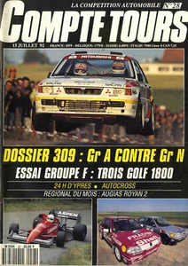 TOURENZÄHLER Nr. 28 07/1992 309 GrA & GrN 3 GOLF 1800 GrF 24h YPERN - Bild 1 von 1