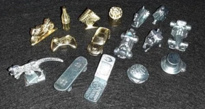 Monopoly Pieces Metal Movers Tokens Spare Replacement Parts Individual items  - Picture 1 of 76
