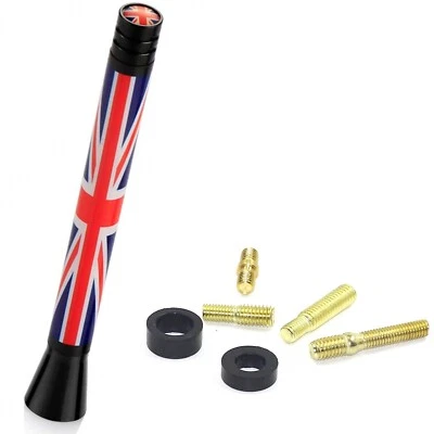 Union Jack Antenne Stab Rot Blau passend für Mini R52 50 53 55 56 57 58 59 60 61 - Bild 1 von 4