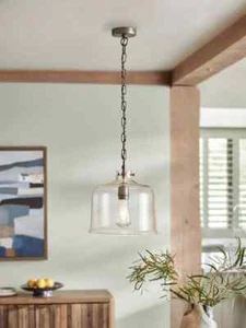 Next Pewter Hanwell Pendant Ceiling Light rrp £60 - Picture 1 of 3