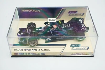Minichamps 1/43 WILLIAMS TOYOTA FW30 K. Nakajima 2008 F1 Limited 1008 - Изображение 1 из 4