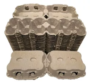 50 x 1/2 Dozen 2 x 6 Fresh Feel Barn Egg Boxes Cardboard Cartons Side Opening - Picture 1 of 4