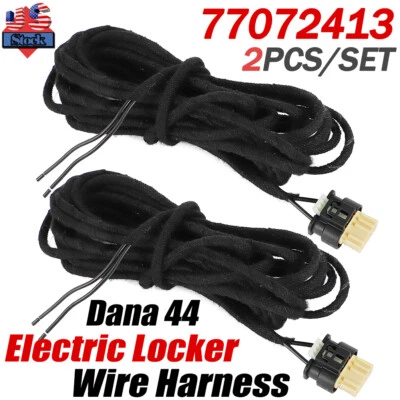 Arnés de armario eléctrico 2 piezas para Jeep 18+ JL Wrangler JT Gladiator Rubicon Dana44 Foto 1 de 4