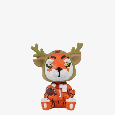 The Tiger Clemson Tigers Christmas Mascot Bobble Bro Mini Bobblehead NCAA Cover