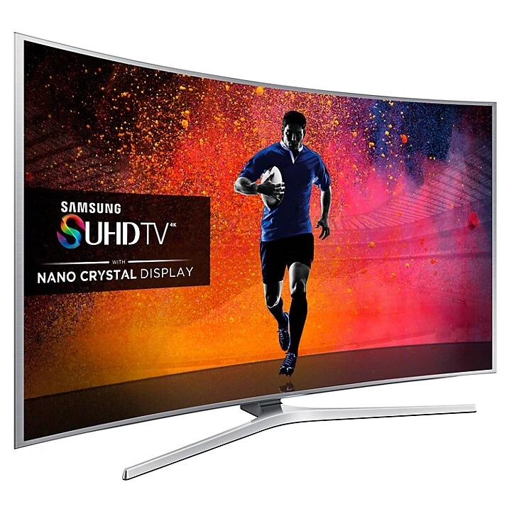 SAMSUNG.  48" CURVED SMART 3D 4K ULTRA HD LED 2000PQI FREESAT HD - Image 1 of 4