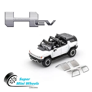 GCD 1:64 2023 GMC Hummer EV SUV White - Picture 1 of 4