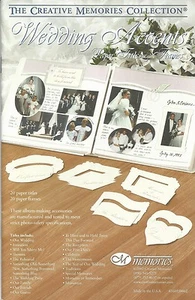 NUEVOS ACENTOS DE BODA Creative Memories - títulos y marcos de papel - precio de venta sugerido por el fabricante $27.40 - Imagen 1 de 1