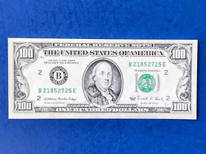 ONE-USA Federal Reserve Note ONE HUNRED DOLLARS Series 1988 UNCIRCULATED Cond.!! - Picture 1 of 11