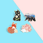 Cartoon Animal Fox Brooch Lapel Pin Enamel Pins Badge Brooches Backpack Jewelry*