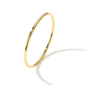 Mia Ishaaq klassisches Armreifarmband - gold wasserdichter Schmuck - Stapel, S316 - Bild 1 von 10