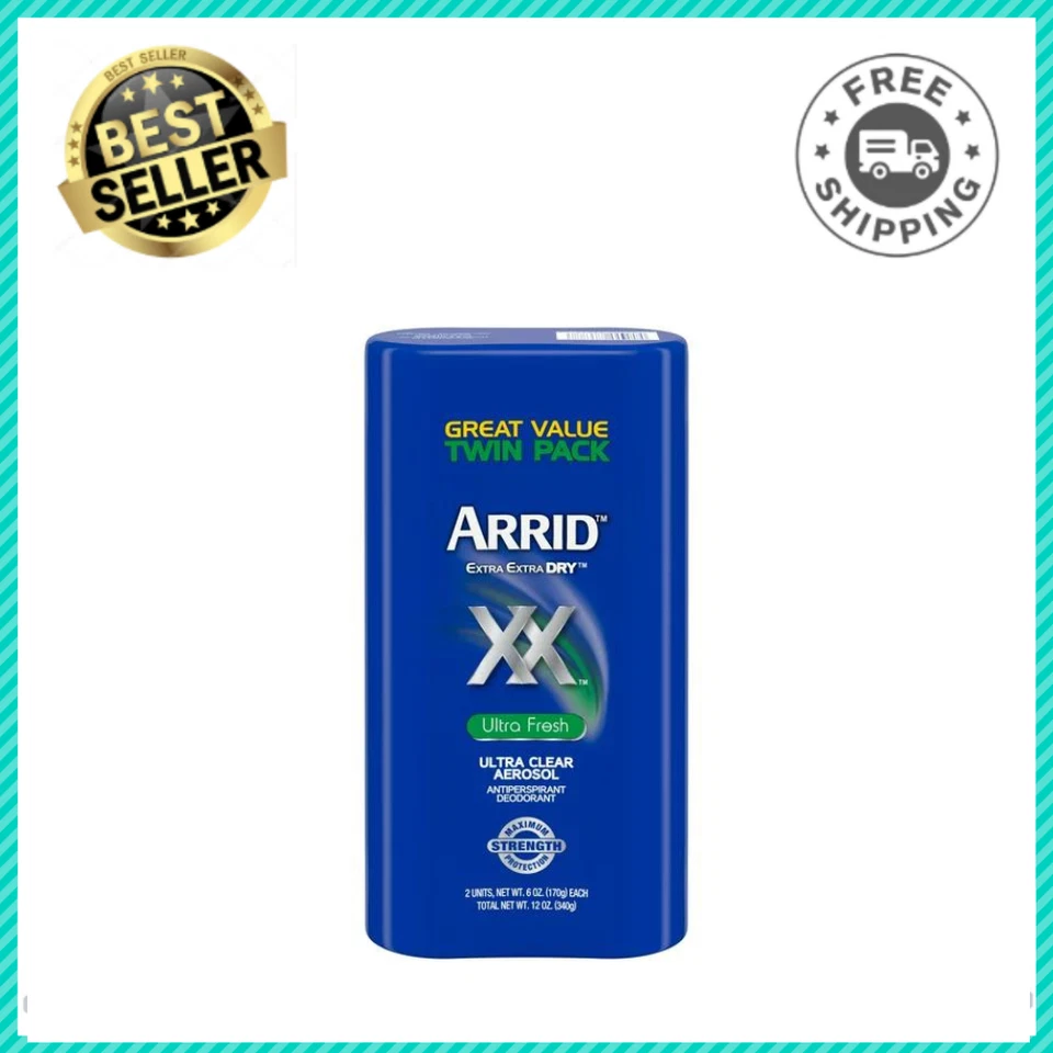 Desodorante en spray antitranspirante Arrid Extra Dry XX Ultra Fresh, 6 oz (PAQUETE DE 4) Foto 1 de 4