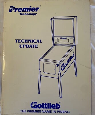 Gottlieb Pinball 1993 Technical Update Manual - Image 1 of 3