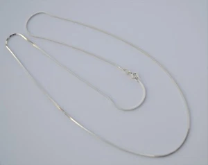 New Sterling Silver 1.1mm Snake Chain Necklace 24 inches F.A.S .925 Made italy - Picture 1 of 1