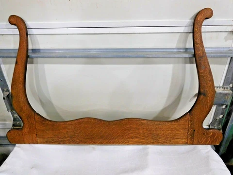 Antique ~ Salvage ~ Quarter-Sawn Oak Mirror Arms 41 3/4" wide              #1847 Cover
